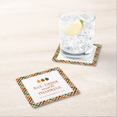 Dankbares Dankbares Erntedank Party Rechteckiger Pappuntersetzer (Vor Ort)