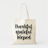 dankbares dankbares gesegnet tragetasche (Vorne)