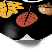 Dankbares Dankbares gesegnetes Erntedank Zitat Poster (Ecke)