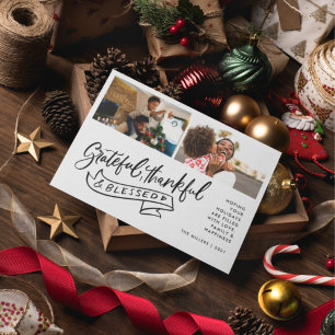 Dankbares Dankbares gesegnetes Foto Weihnachten