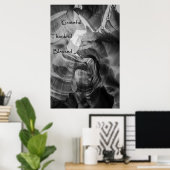 Dankbares Dankbares gesegnetes Poster (Heimbüro)