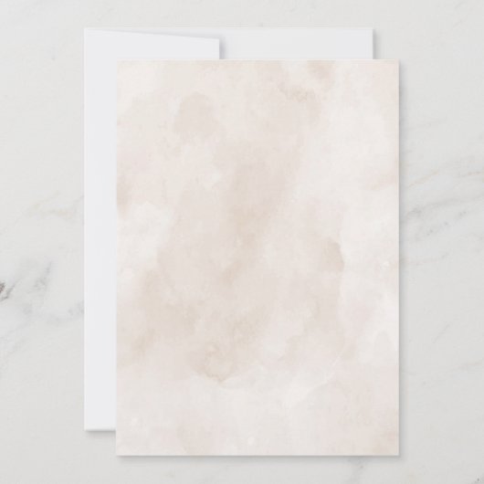 Dankbares Erntedank Dinner Einladung (Rückseite)