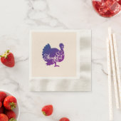 Dankbares Erntedank Paper Serviette (Beispiel)