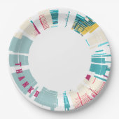 Dankbares Geschirr Pappteller (Vorderseite)