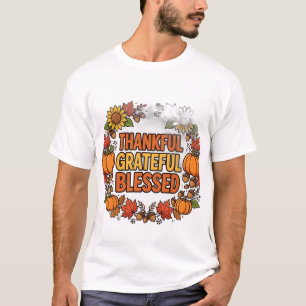 Dankbares Gesegnetes Shirt Herbst T-Shirt