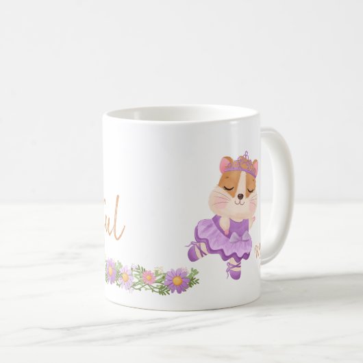 Dankbares & Graceful Dancing Hamster Kaffeetasse (VorderseiteRechts)