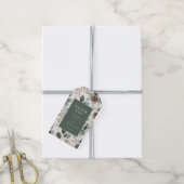 Dankbares Grün Botanisch Geschenkanhänger (Mit Garn)