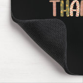 Dankbares Herbst-Erntedankfest Boho-Patchwork-Dood Mousepad (Ecke)
