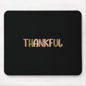 Dankbares Herbst-Erntedankfest Boho-Patchwork-Dood Mousepad (Vorne)
