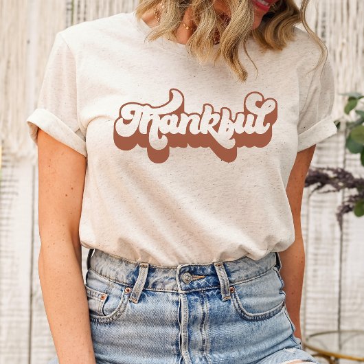 Dankbares Herbst-T-Shirt - Gemütlich saisonale Top