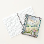 Dankbares Herz, Blumenzeitschrift Notizblock (Innenseite)