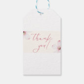 Dankbares Herz:Danke für Ihre Liebe und Unterstütz Geschenkanhänger (Rückseite)