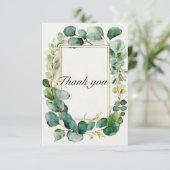 "Dankbares Herz: Ein Dankeschön" Dankeskarte (Stehend Vorderseite)