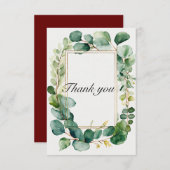 "Dankbares Herz: Ein Dankeschön" Dankeskarte (Vorne/Hinten)