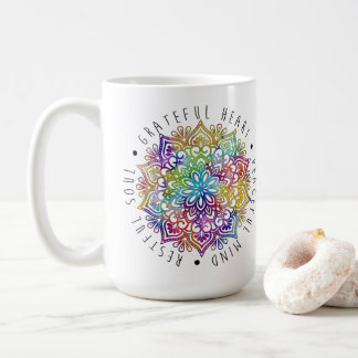 Dankbares Herz Friedvoller Geist Ruhige Seele Kaffeetasse