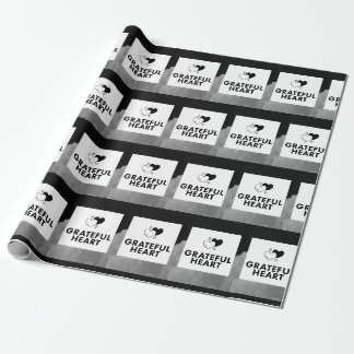 Dankbares Herz. Geschenkpapier. Geschenkpapier