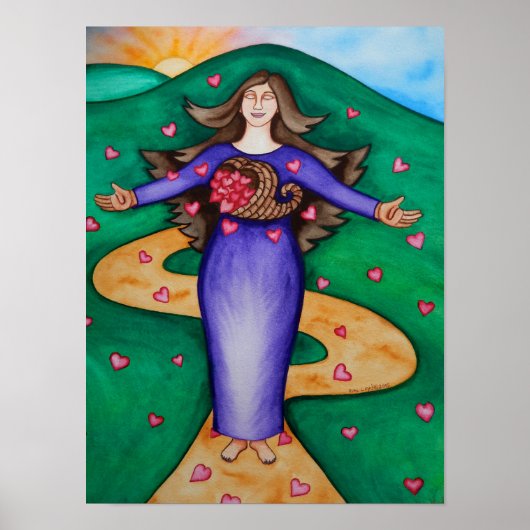 Dankbares Herz Poster (Vorne)