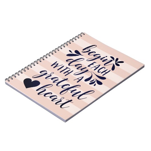 Dankbares Herz | Preisangebot für handgeschriebene Notizblock (Linke Seite)