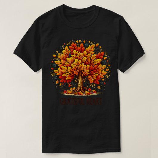 Dankbares Herz T-Shirt (Design vorne)