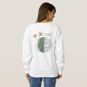 Dankbares Herz Überfluss Innerhalb Einfach Dankbar Sweatshirt (Schwarz voll)