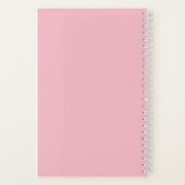 Dankbares herzflorales Lob und Gebetszeitschrift Notizblock (Rückseite)