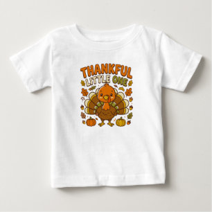 Dankbares kleines Baby-T-Shirt Süßes Dankfest Baby T-shirt