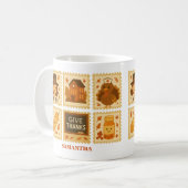 Dankbares KrankenCollage | Fall Kaffeetasse (Vorderseite Links)