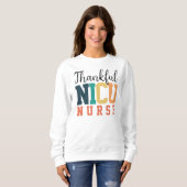 Dankbares NICU Nurse Sweatshirt, Geschenk der Herb Sweatshirt (Vorne ganz)