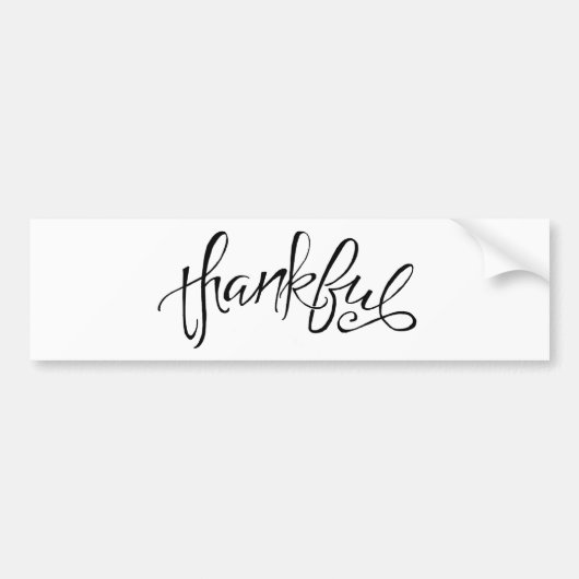 Dankbares PapierSet Autoaufkleber (Vorne)