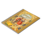 Dankbares Pilgrims Erntedank Notebook Notizblock (Linke Seite)