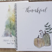 Dankbares SpiralNotebook Notizblock