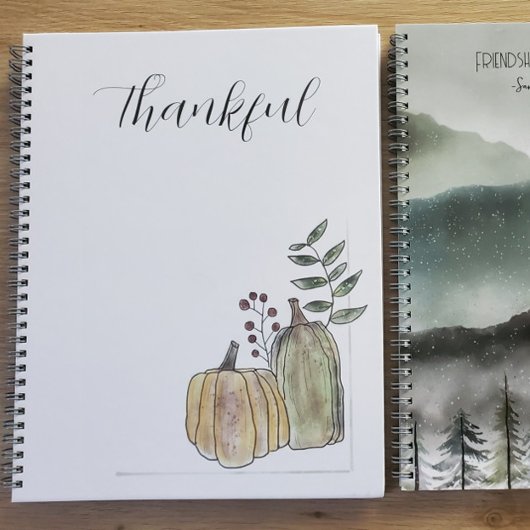 Dankbares SpiralNotebook Notizblock