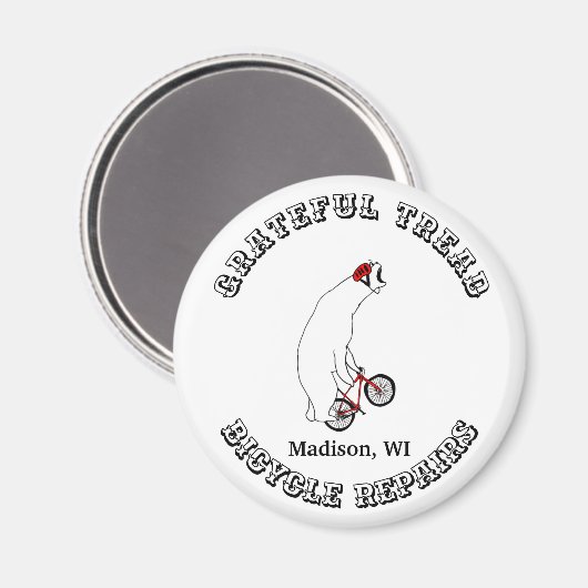 Dankbares Tread Magnet (Vorderseite/Rückseite)