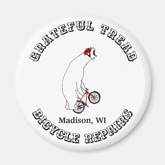 Dankbares Tread Magnet (Vorne)