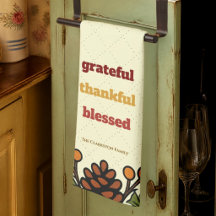 Dankbares und gesegnetes Thanksgiving-Retro-Design
