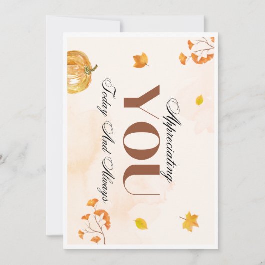 Dankbares Weiden: Eine Dankeschön-Karte für die Tü Einladung (Vorderseite)