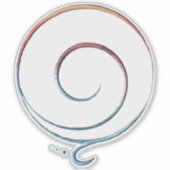 Dankbarkeit 1 aufkleber (Vorderseite)