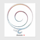 Dankbarkeit 1 aufkleber (Blatt)