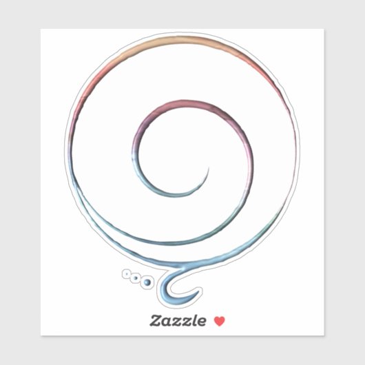 Dankbarkeit 1 aufkleber (Blatt)