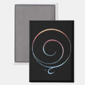 Dankbarkeit 1 magnet (Vorderseite/Rückseite)