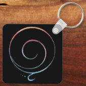 Dankbarkeit 1 schlüsselanhänger (Rückseite)