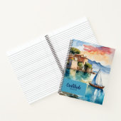 Dankbarkeit an die Seaside Serenity Notizblock (Innenseite)