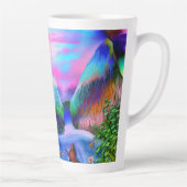 Dankbarkeit Ancestor Gedicht Latte Tasse (Rechts)