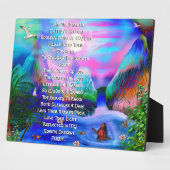 Dankbarkeit Ancestor Gedicht Tabletop Plaque mit E Fotoplatte (Seite)