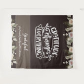 Dankbarkeit ändert alles Moderne Foto Hintergrund Wandteppich (Vorderseite (Horizontal))