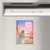 Dankbarkeit ändert alles Sunset Beach Poster Magnet (In Situ (Geschirrspüler))