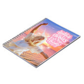 Dankbarkeit ändert alles Sunset Beach Poster Notizblock (Linke Seite)