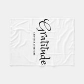 Dankbarkeit ändert Höhe Erntedank Fall Saison Fleecedecke (Vorderseite (Horizontal))