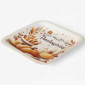 Dankbarkeit bedankter festlicher Erntedank 9 Zoll Pappteller (Gewinkelt)