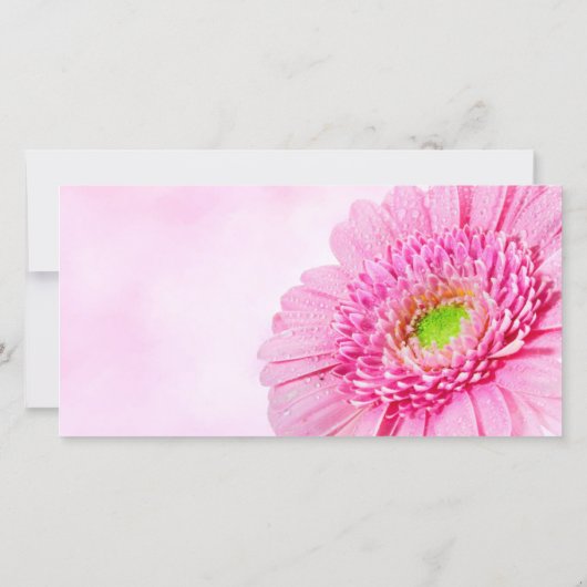 Dankbarkeit Beileid Beerdigung Pink Dankeskarte (Rückseite)